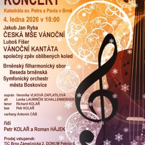 VÁNOČNÍ KONCERT v brněnské katedrále